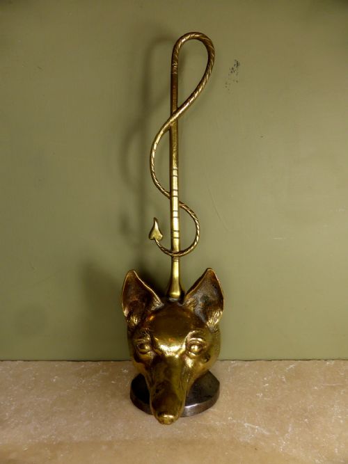 Large Fox Head Door Stop