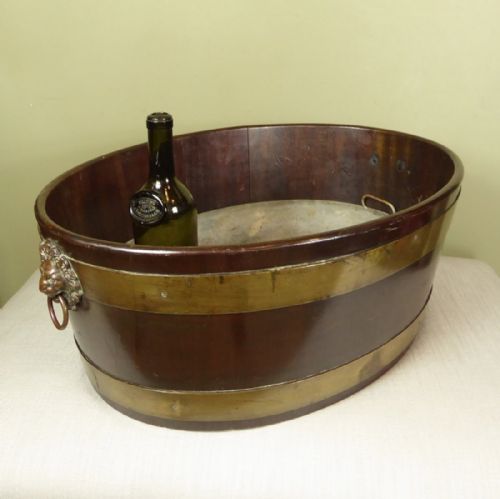 Georgian Mahogany Wine Cooler
