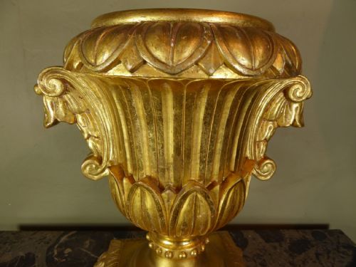 fig 1. 19TH C GILT WOOD PEDESTAL