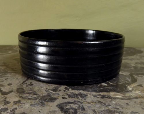 19th C Papier Mache Decanter Coaster