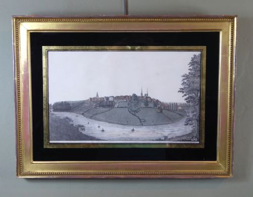 19th C Engraving of Shrewsbury