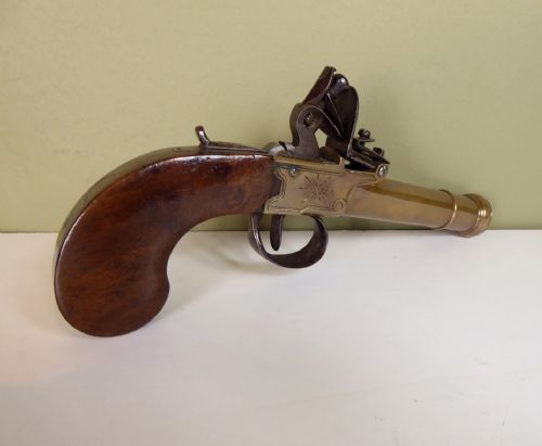 18th C Flintlock Pistol