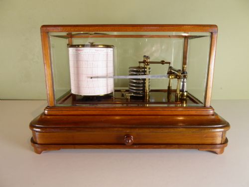 Walnut Cased Barograph
