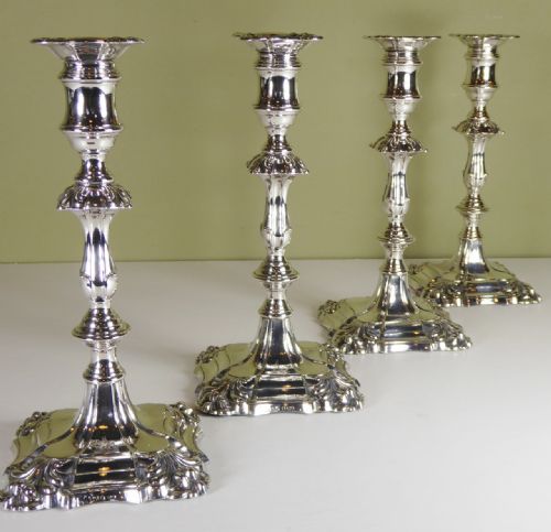 Set of Silver Candlesticks 1831