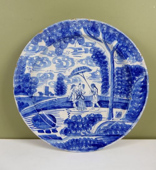 18th C Delft Charger