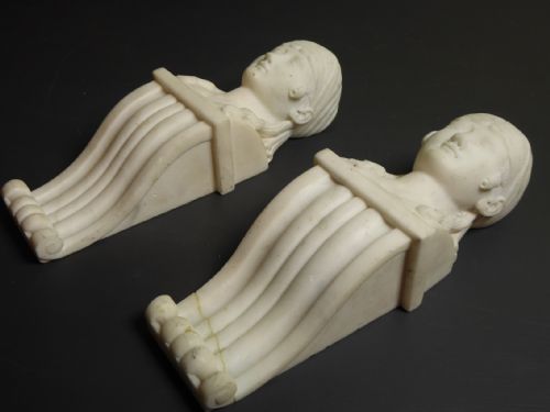 Pair of Marble Figures