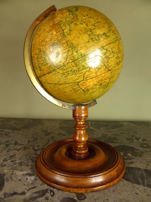 19th C Terrestrial Desk Globe