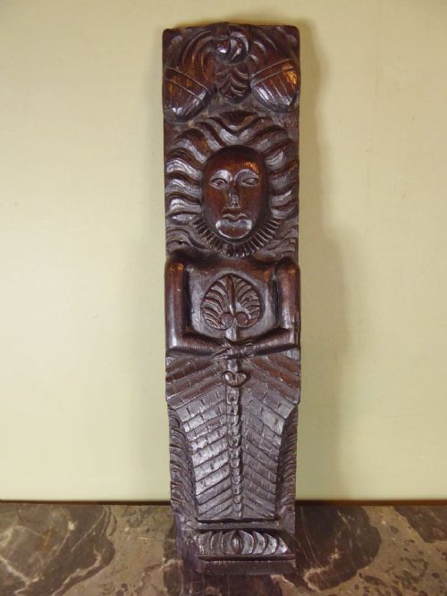 18th C Oak Carved Corbel