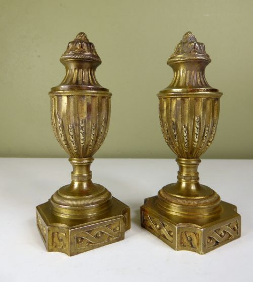 Pair of 19th C Gilt Bronze Cassoulettes