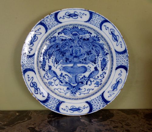 18th C Delft Charger