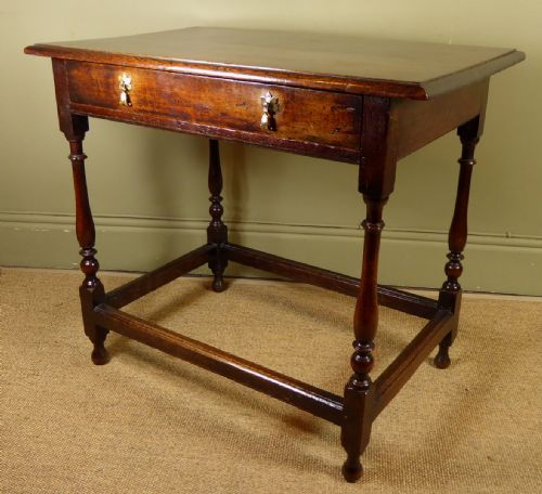 George I Oak Side Table
