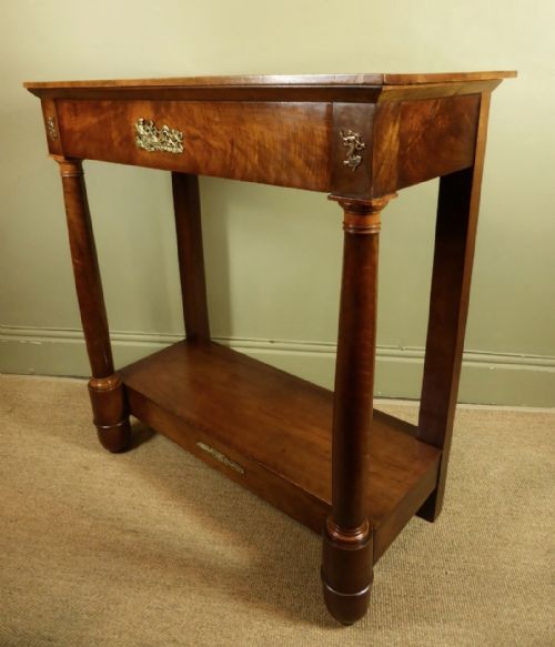 19th C Walnut Console Table