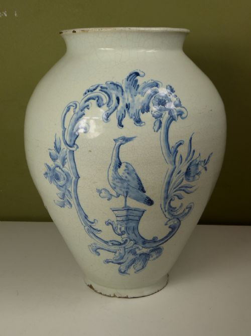 18th C Delt Tobacco Jar