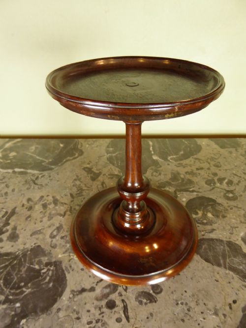 Early 19th C Mahogany Candle Stand