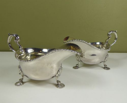 Pair of Silver Sauce  Boats