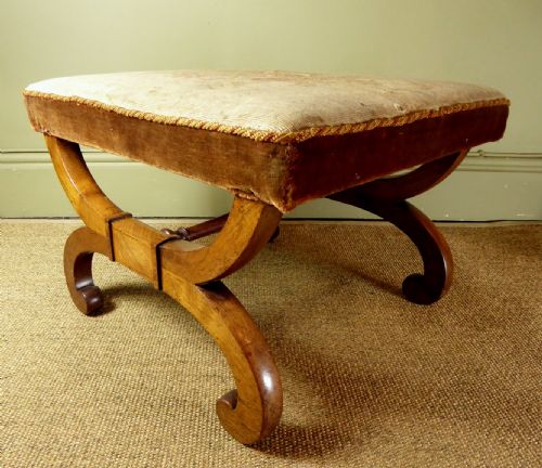 William IV Rosewood Stool