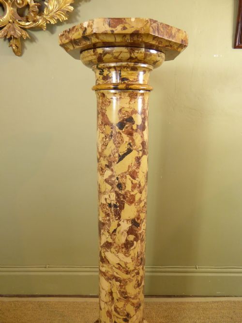 19TH C PEDESTAL - ADDITIONAL PHOTO 3