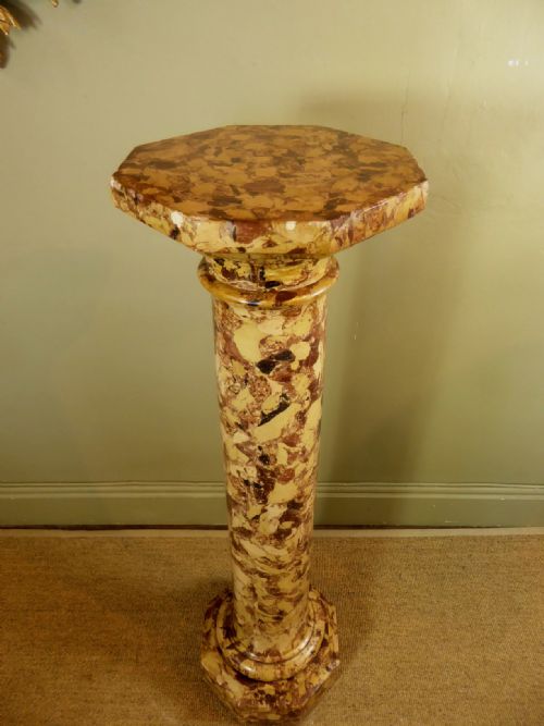 19TH C PEDESTAL - ADDITIONAL PHOTO 4