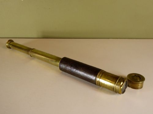 19th C Brass Telescope