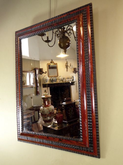 19th C Tortoiseshell Mirror