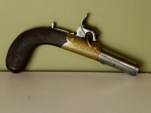 19th C Pocket, Muff Pistol