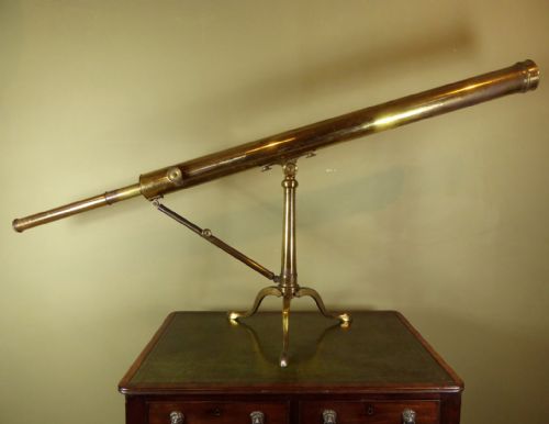 19th C Brass Telescope by Dunn, Edinburgh