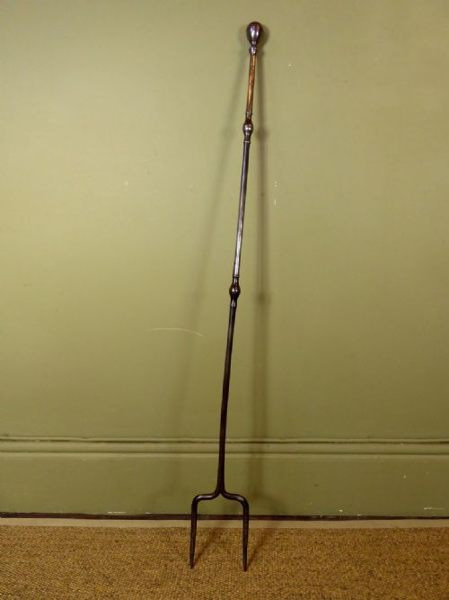 George III Steel Log / Meat Fork