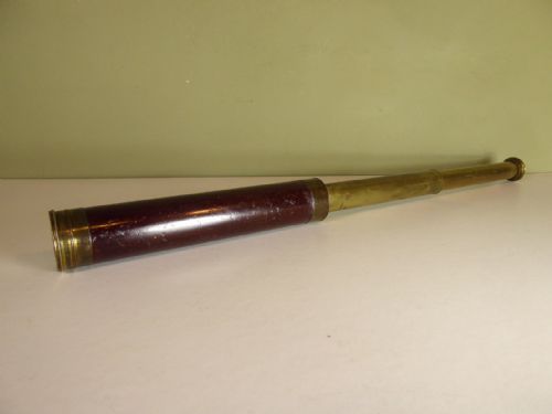 19th C Brass Telescope