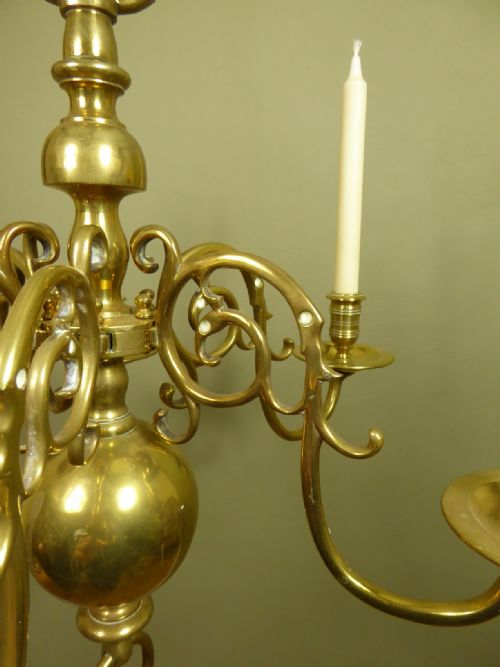 fig 1. 19TH C BRASS HANGING LIGHT