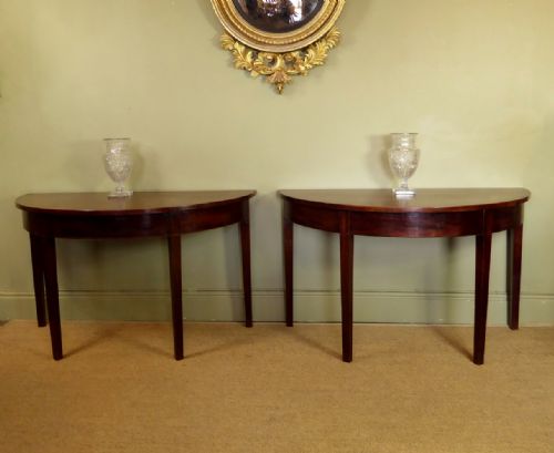 Pair of 18th C Console Tables