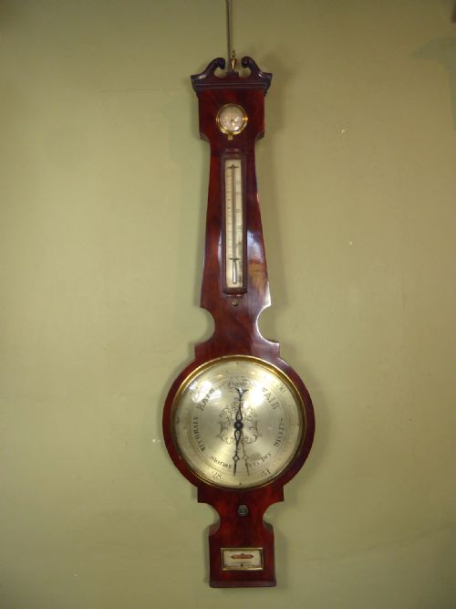 19th C Banjo Barometer