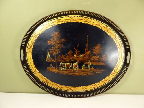 19th C Tole Tray