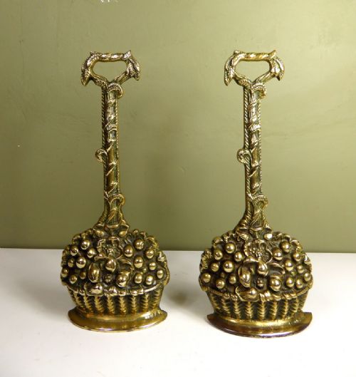 Pair of Brass Door Stops