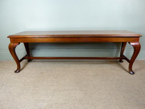 19th C Walnut Hall Bench