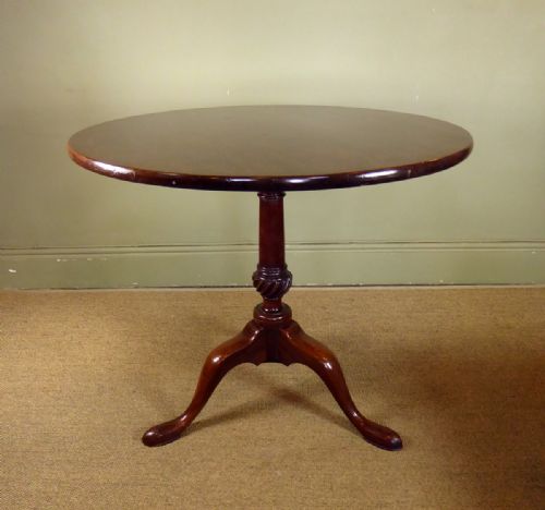 George III Mahogany Tripod Table
