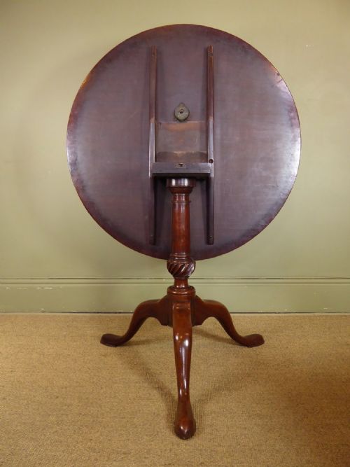 fig 1. GEORGE III MAHOGANY TRIPOD TABLE