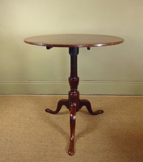 GEORGE III MAHOGANY TRIPOD TABLE - ADDITIONAL PHOTO 3