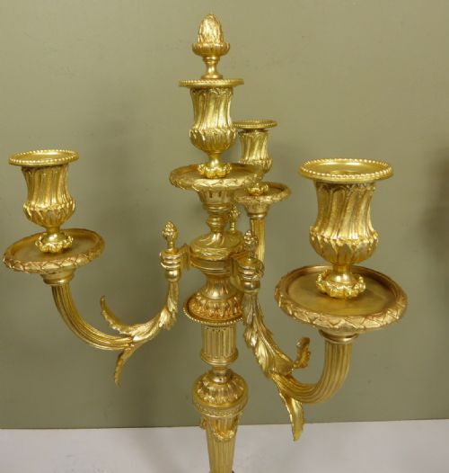 fig 1. PAIR OF 18TH C GILT CANDELABRA