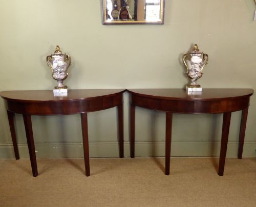 Pair of 18th C Console Tables