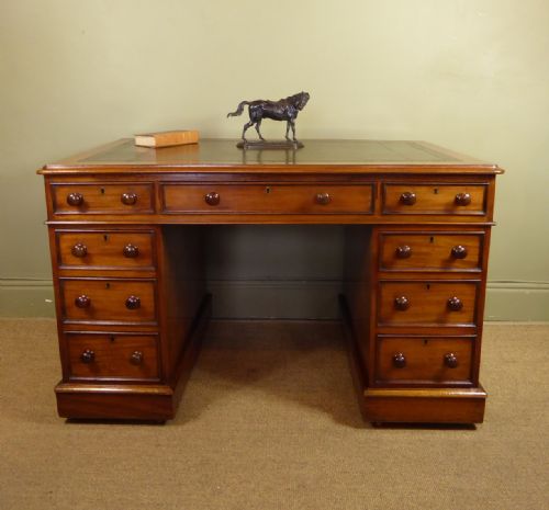 19th C Mahogany Desk