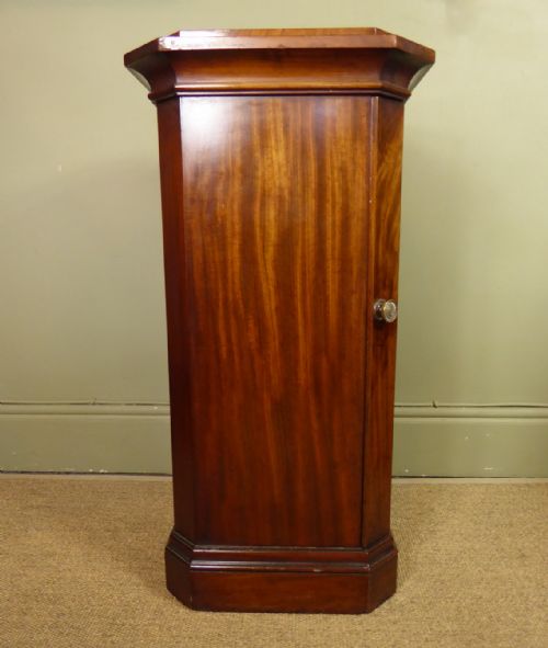19th C Mahogany Pedestal Cupboard