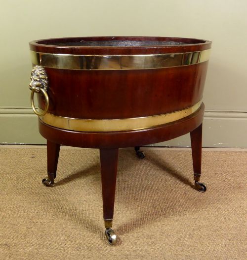 George III Mahogany Wine Cooler