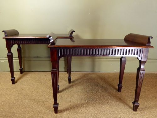 Pair of Hall Benches