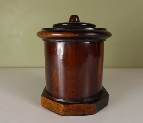 19th C Lignum Vitae String Box
