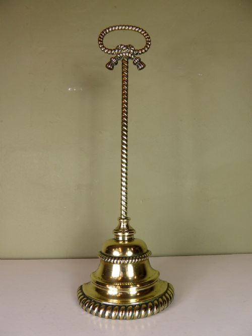 19th C Brass Door Stop