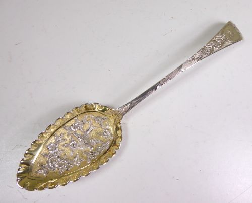 Silver Berry Spoon London 1817
