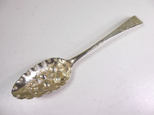 Silver Berry Spoon by Hester Bateman