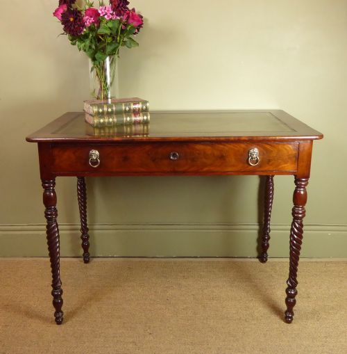 19th C Mahogany Writing Table