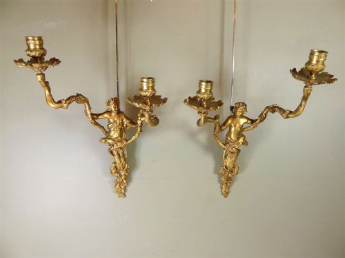 A Pair of Wall Sconces
