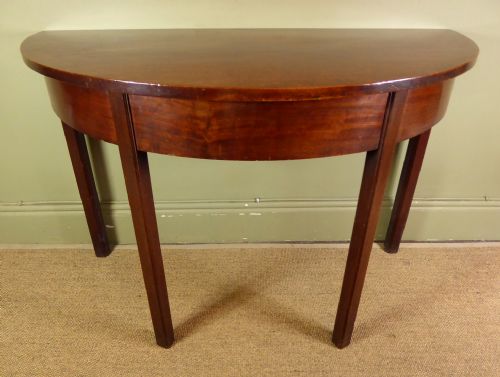 A Demi Lune Table